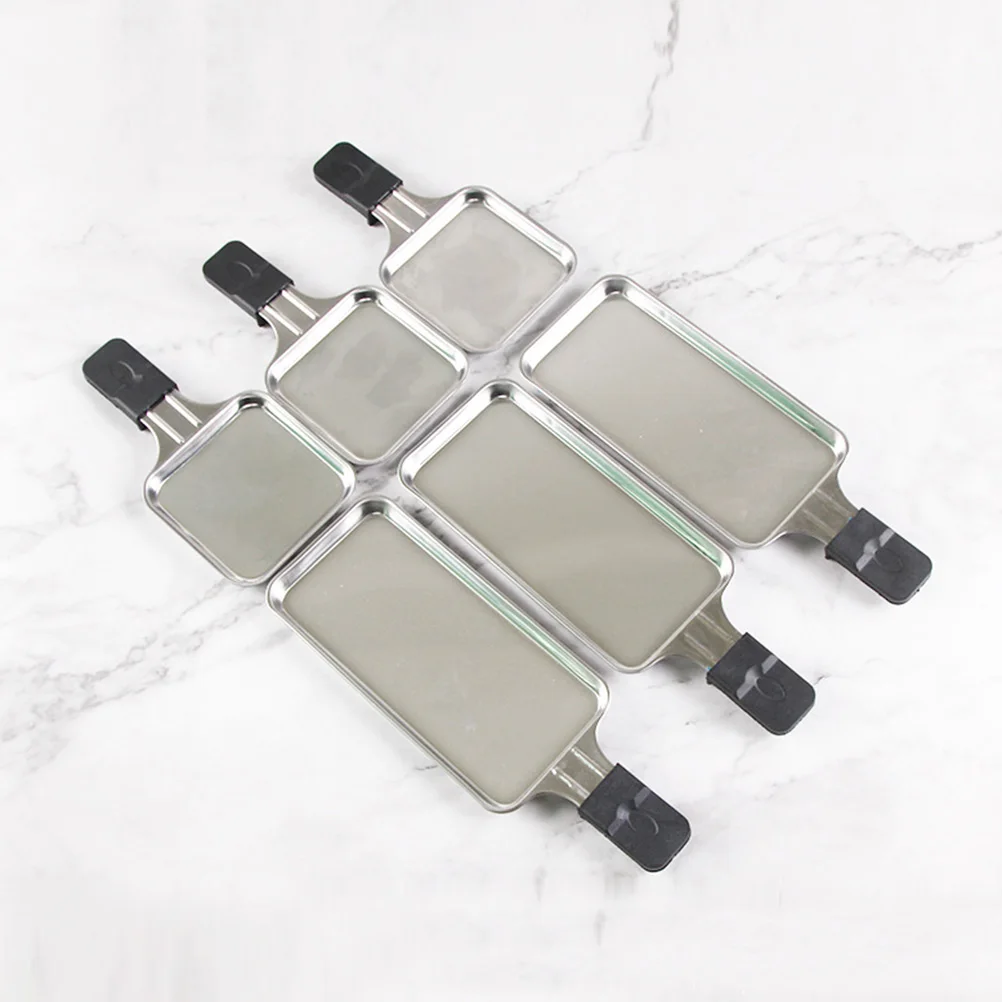 

3pcs Stainless Steel Baking Pan Roasting Tray Grilling Platter Food Trays Bread Pizza Kitchenware Rotisserie BBQ