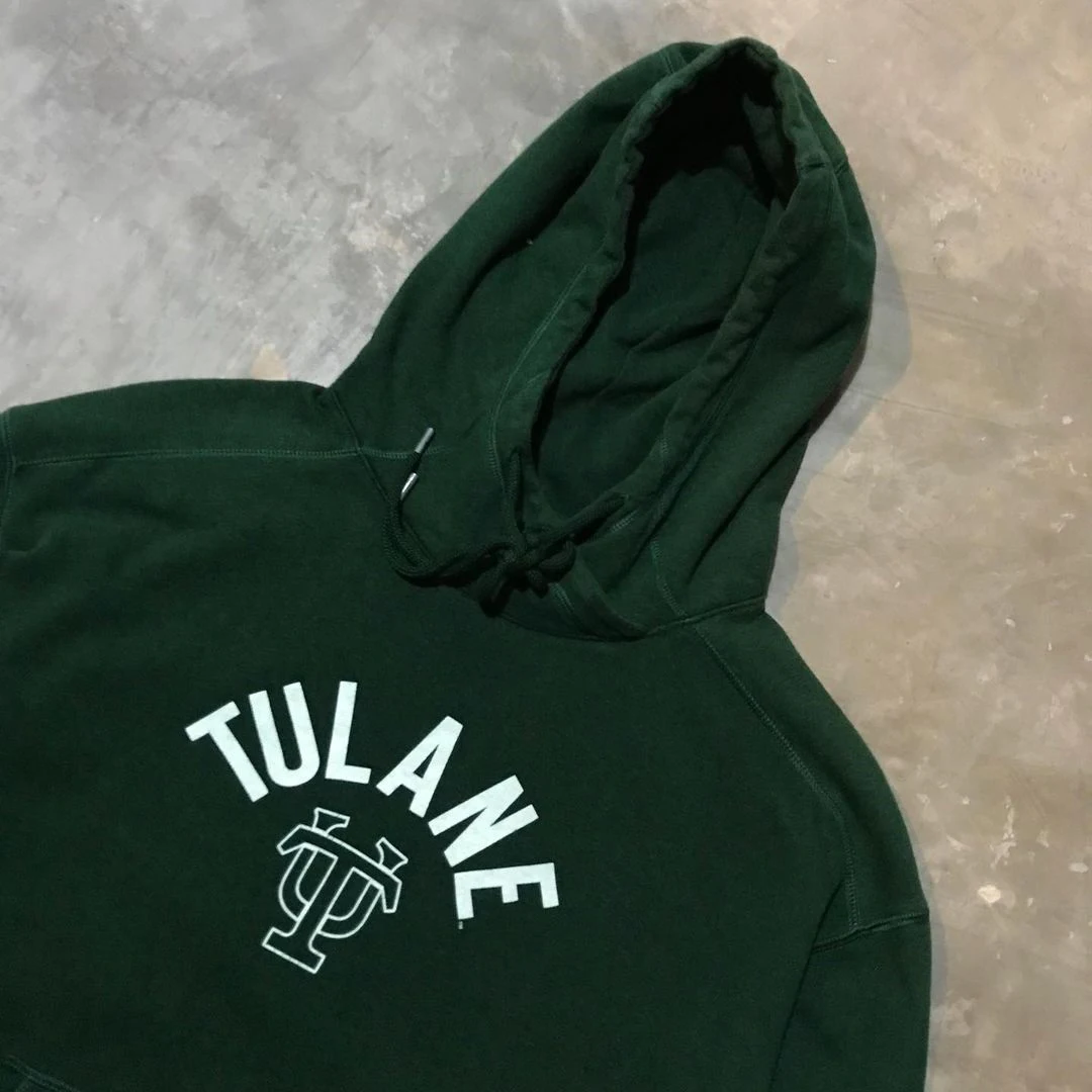 

Retro American Fitn Sportswear Hoodie Loose Fit Pure Cotton Spring Autumn Jaet Trendy round Ne Print Design for Men