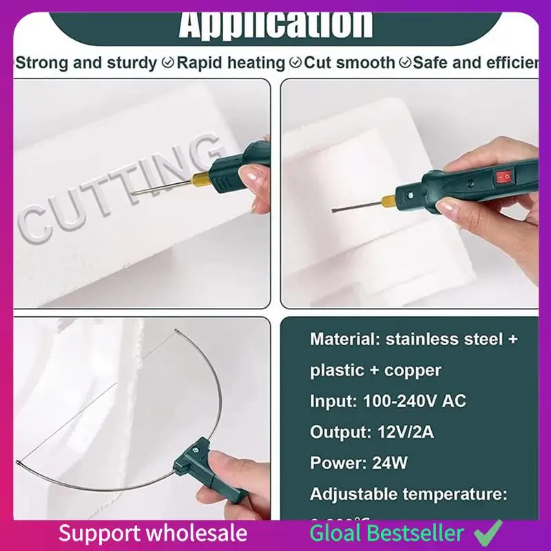 

A38M Hot Wire Foam Cutter Kit With Temperature Controller,100-240V/24W Electric Cutting For Art Craft EVA Foam Carving