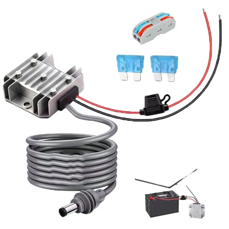M11K-For Starlink Mini And Off-Grid Battery-Powered Systems Compatible DC-DC Boost Converter(12V/24V To 30V 3.5A) With 3-Meter C