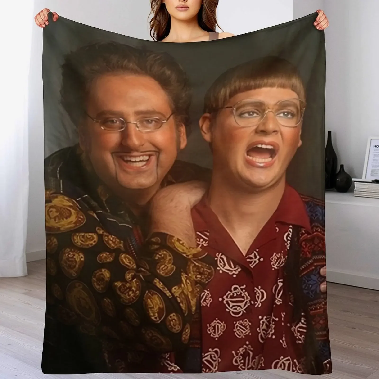 

tim and eric news Throw Blanket Decorative Soft Throw Blanket for Couch Sofa