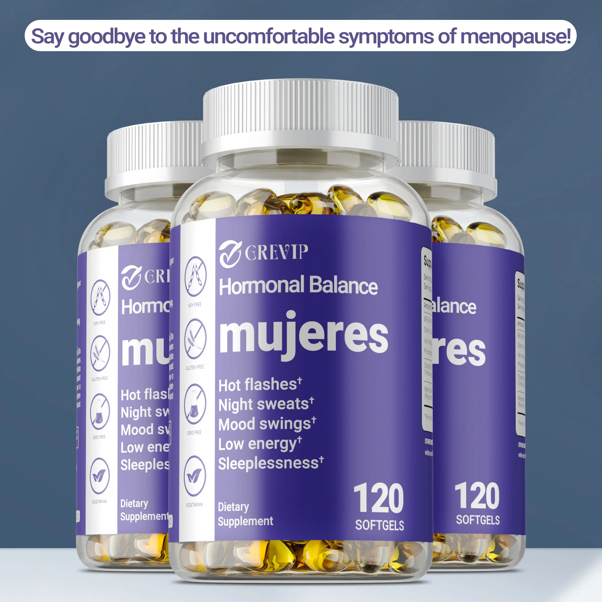 

Female Hormone Balance - Helps Regulate Menstrual Cycles, Reduces Odor and Bacteria, and Alleviates Mood Swings, Boosts Immunity