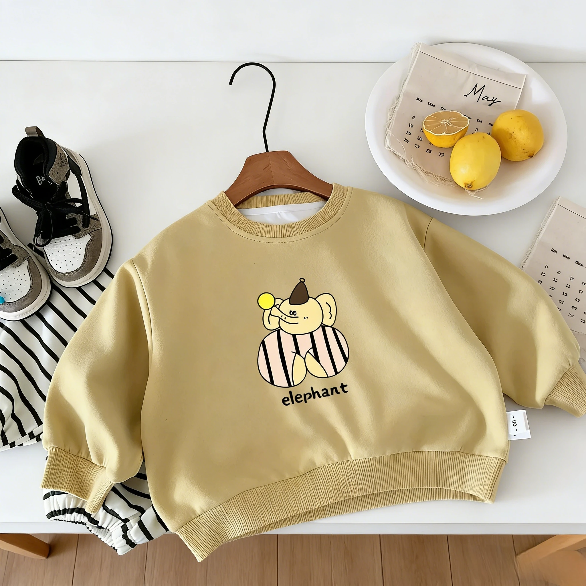 Baby Food Intake - Sudadera coreana de moda con dibujos