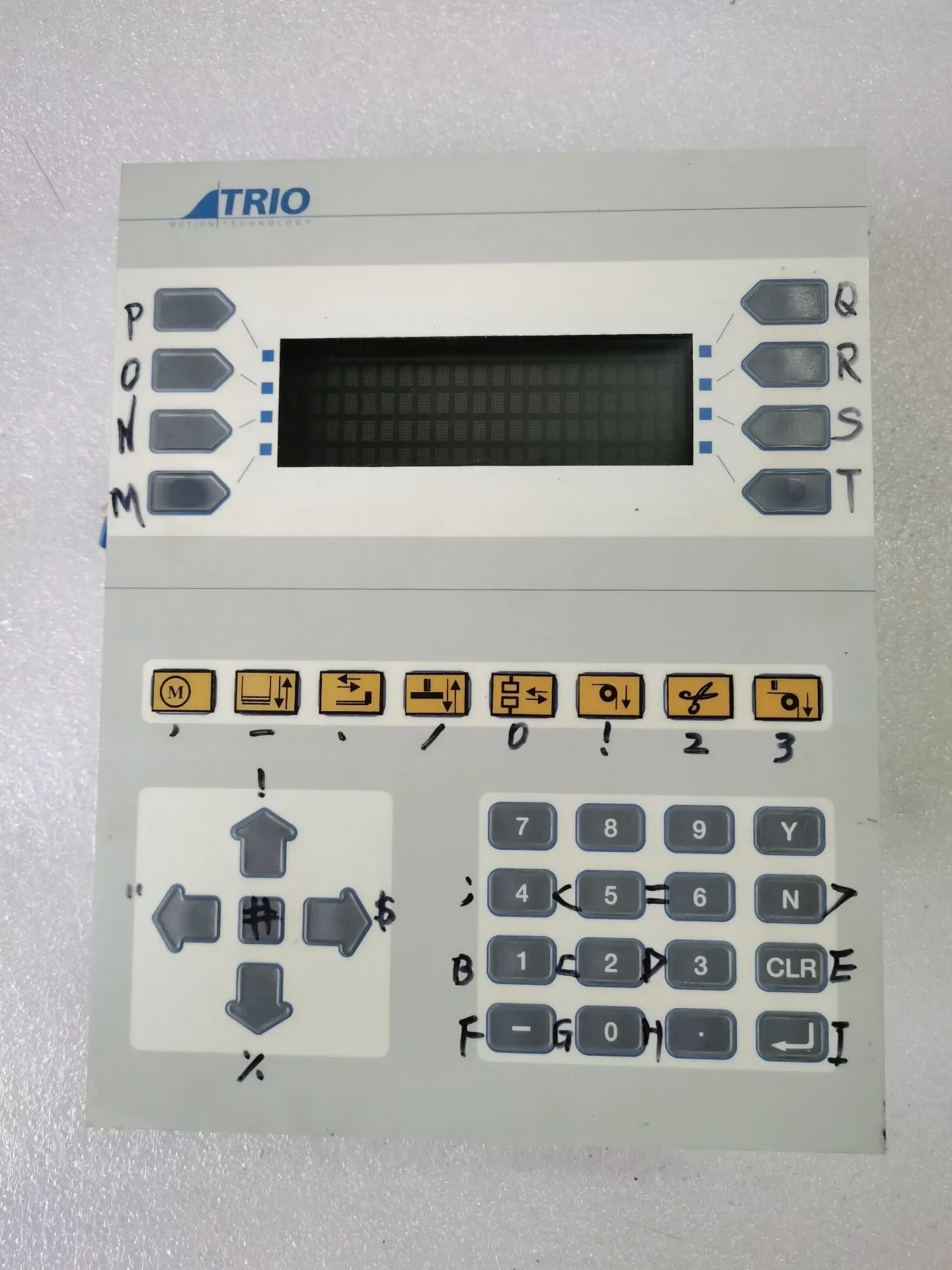 

TRIO HMI P503 Оригинальная мембранная клавиатура Spot 24 В