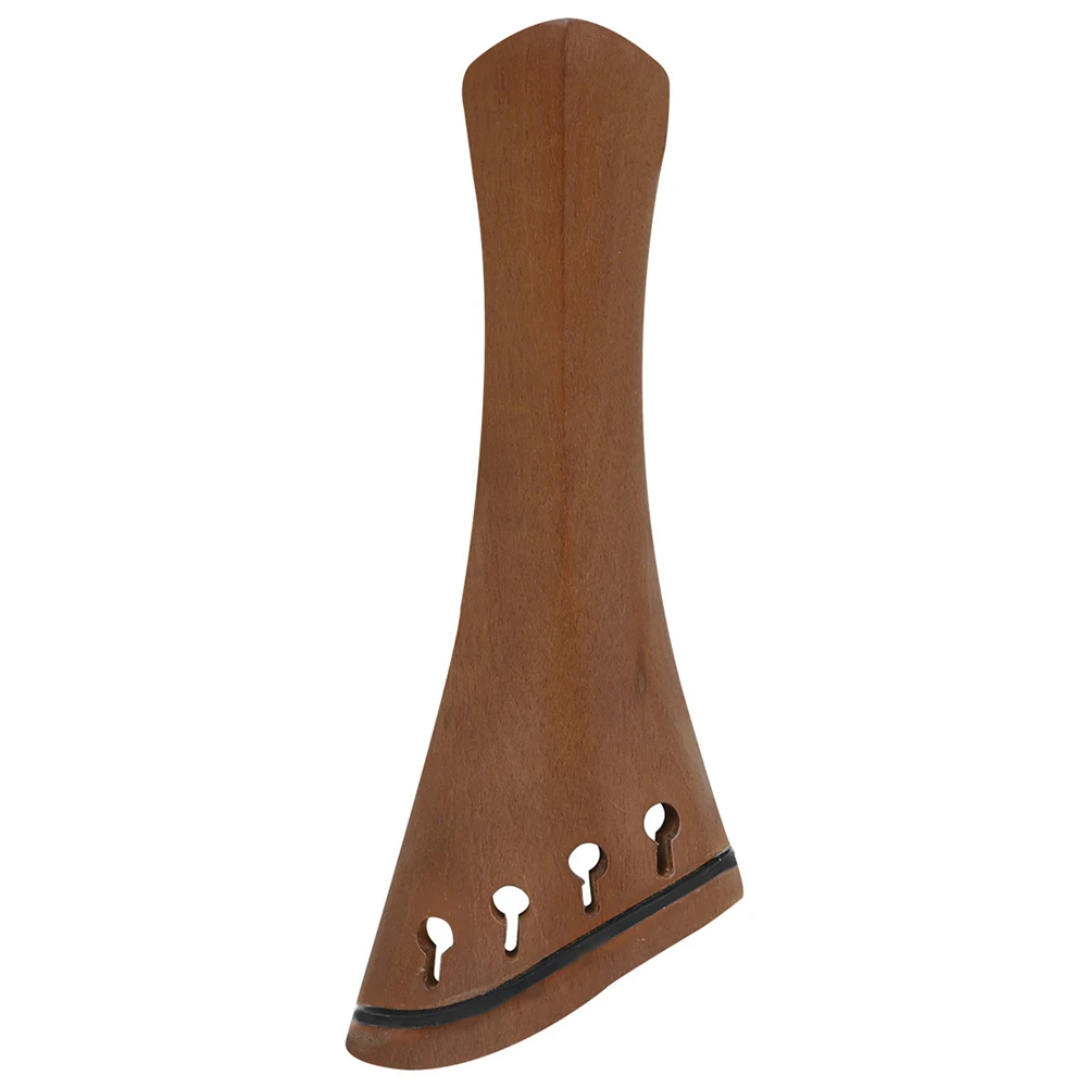 Violin Tailpiece Engineered for 4/4 Violin Performance with Solid Pernambuco Core and Alternative Hardwood Options