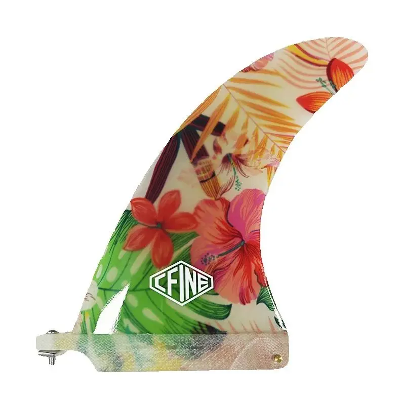 

CFINE Sea Surfboard Tail Rudder Shark Fin 7/8/9/10 inch Fancy Tail Fin Series New Surfboard Single Fiberglass Tail Rudder