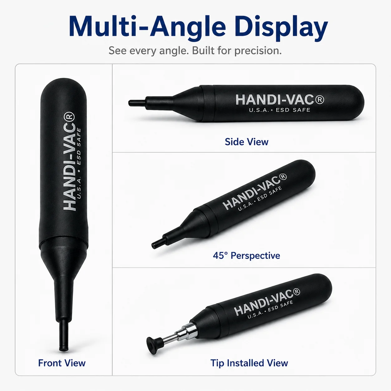 Handi-VAC Anti-Static Mini Vacuum Suction Pen, SMT SMD IC BGA Chip Pickup Tool, for Soldering Repair, Vacuum Picker