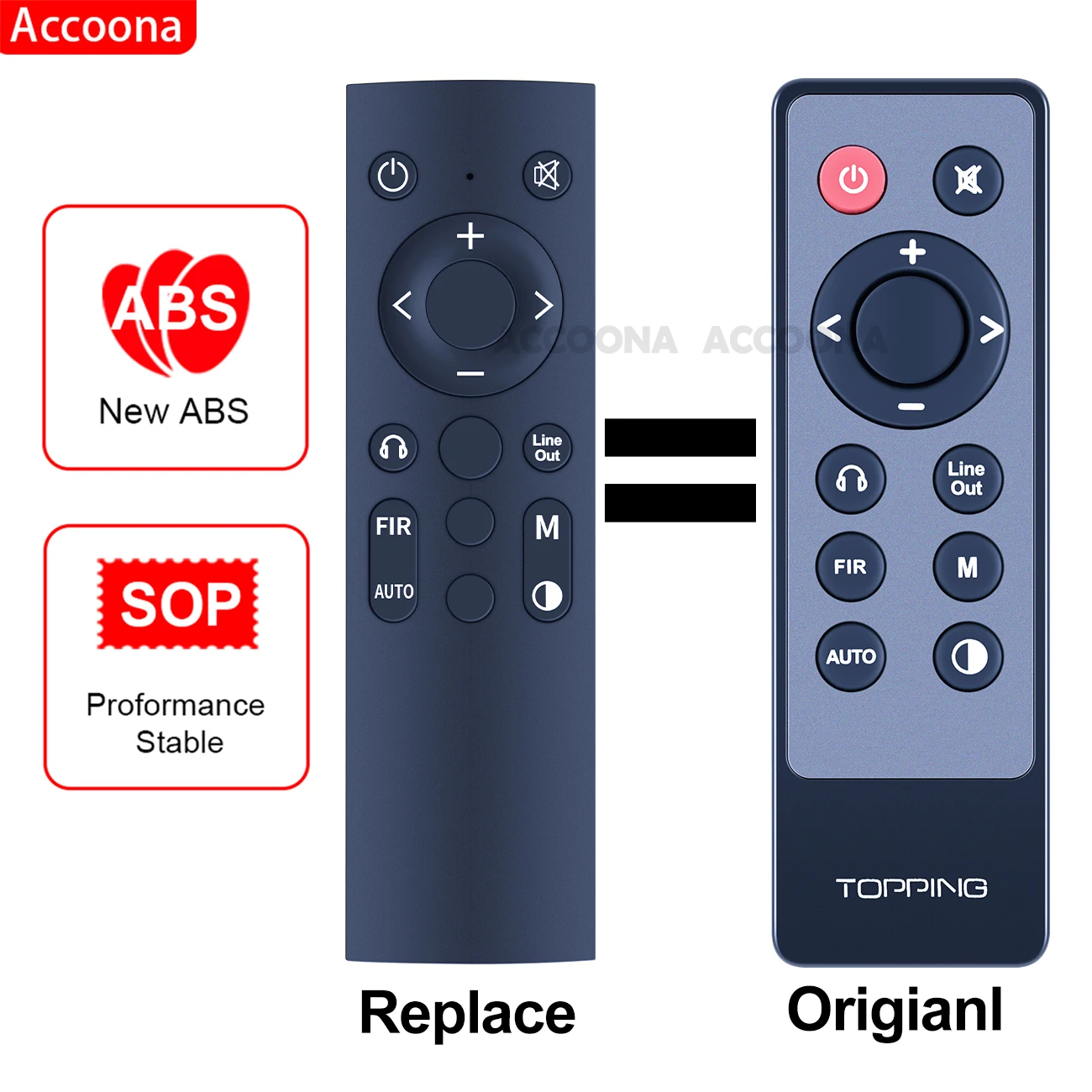 Remote control for Topping D50s DX3pro RC-22 Decoder