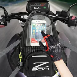 For Kawasaki Z900 Z900 Motorcycle Magnetic Bag Riding Bag Navigation Fuel Tank Bag Large Screen