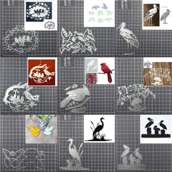 Pigeon bird Metal cutting mold DIY Scrapbooking Album Paper Card decoration Embossing Handicraft template mold