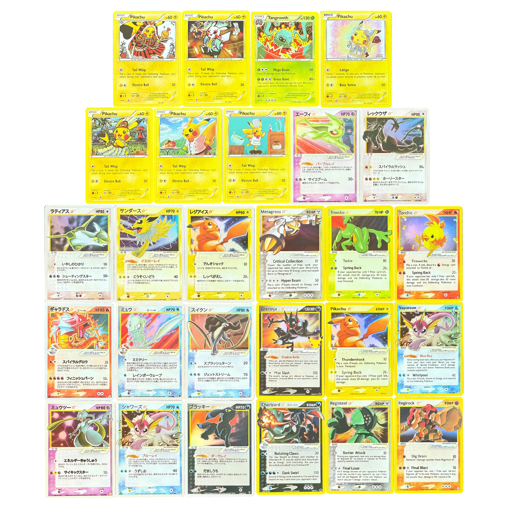 

27 стилей Diy Self Made Ptcg Star Card Series Charizard Mewtwo Collection Card Color Flash Ptcg Gyarados Аниме Карта Подарочная игрушка