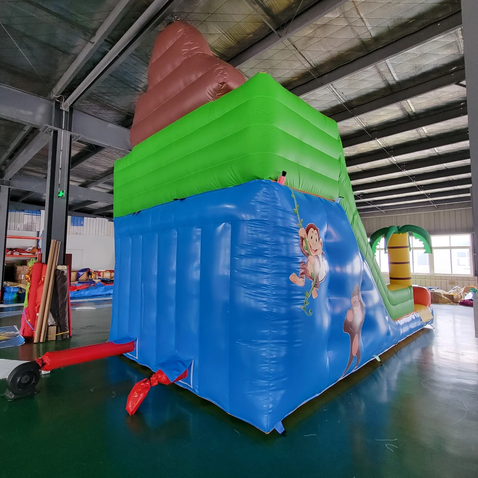 Inflatable Amusement Jumping Game Outdoor Backyard Gorilla Slide Outdoor Inflatable Slide Gorilla