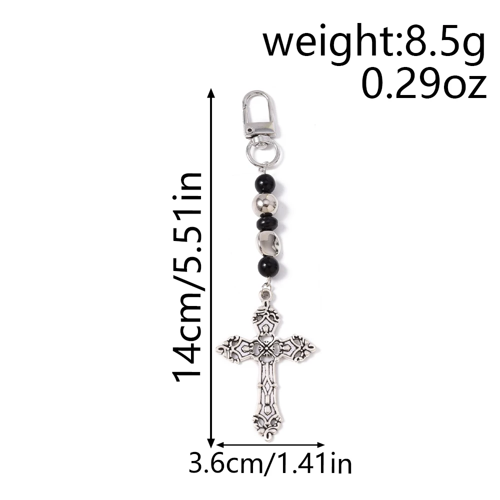 Aihua المعادن Steampunk الصليب المفاتيح اليدوية المحمول الحبل مجوهرات هدايا الصلبان سلسلة هواتف معلقة حزام الهاتف #5