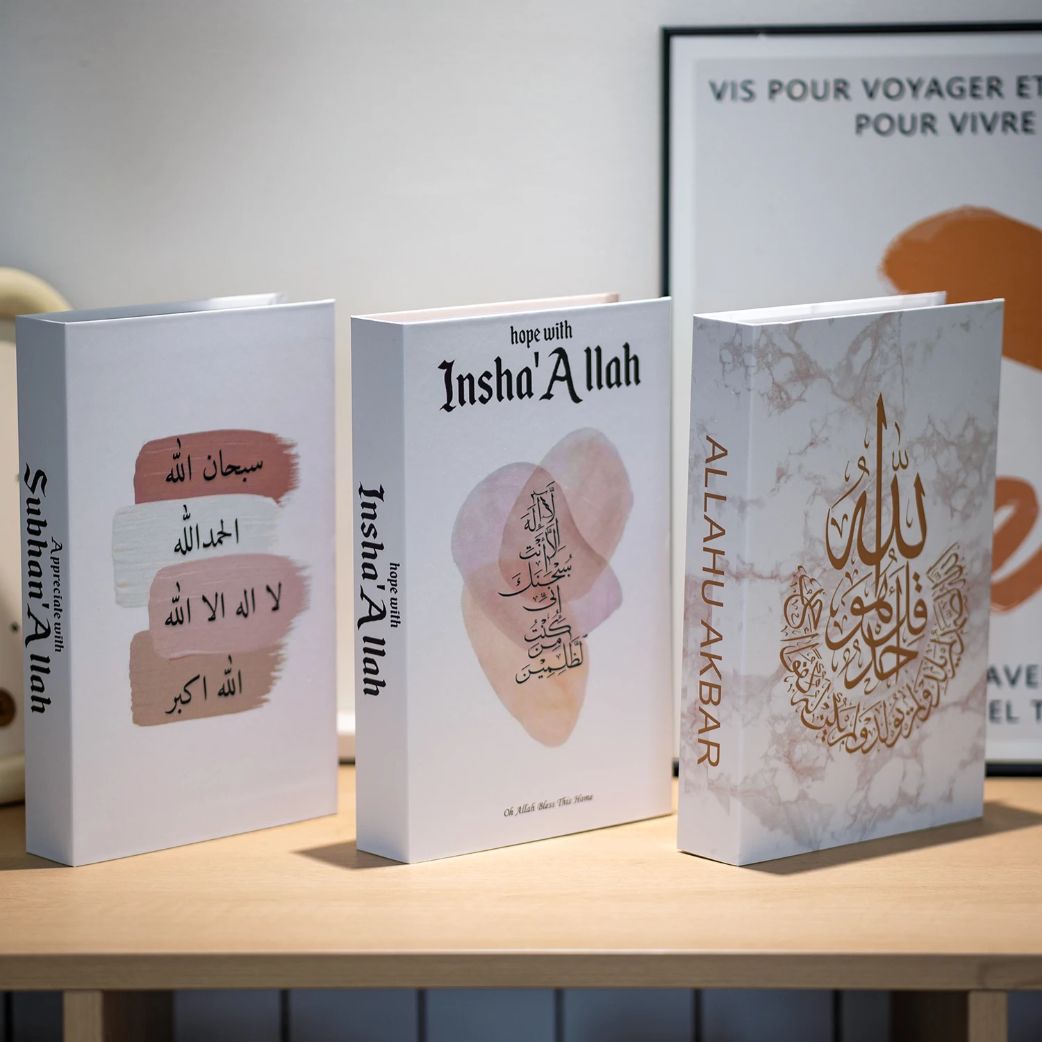 New Islamic Series Luxury Fake Books Home Decoration Remote Control Storage Box Coffee Table Fashion Home Decoration Accessories - Image 5