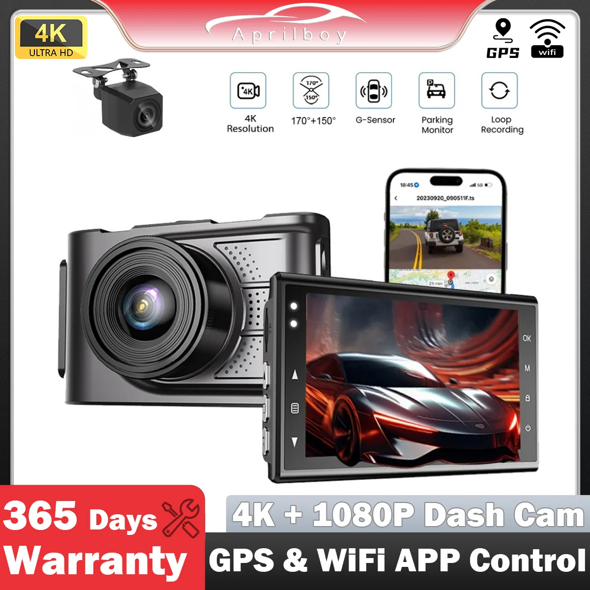 Aprilboy Car Dash C… - image