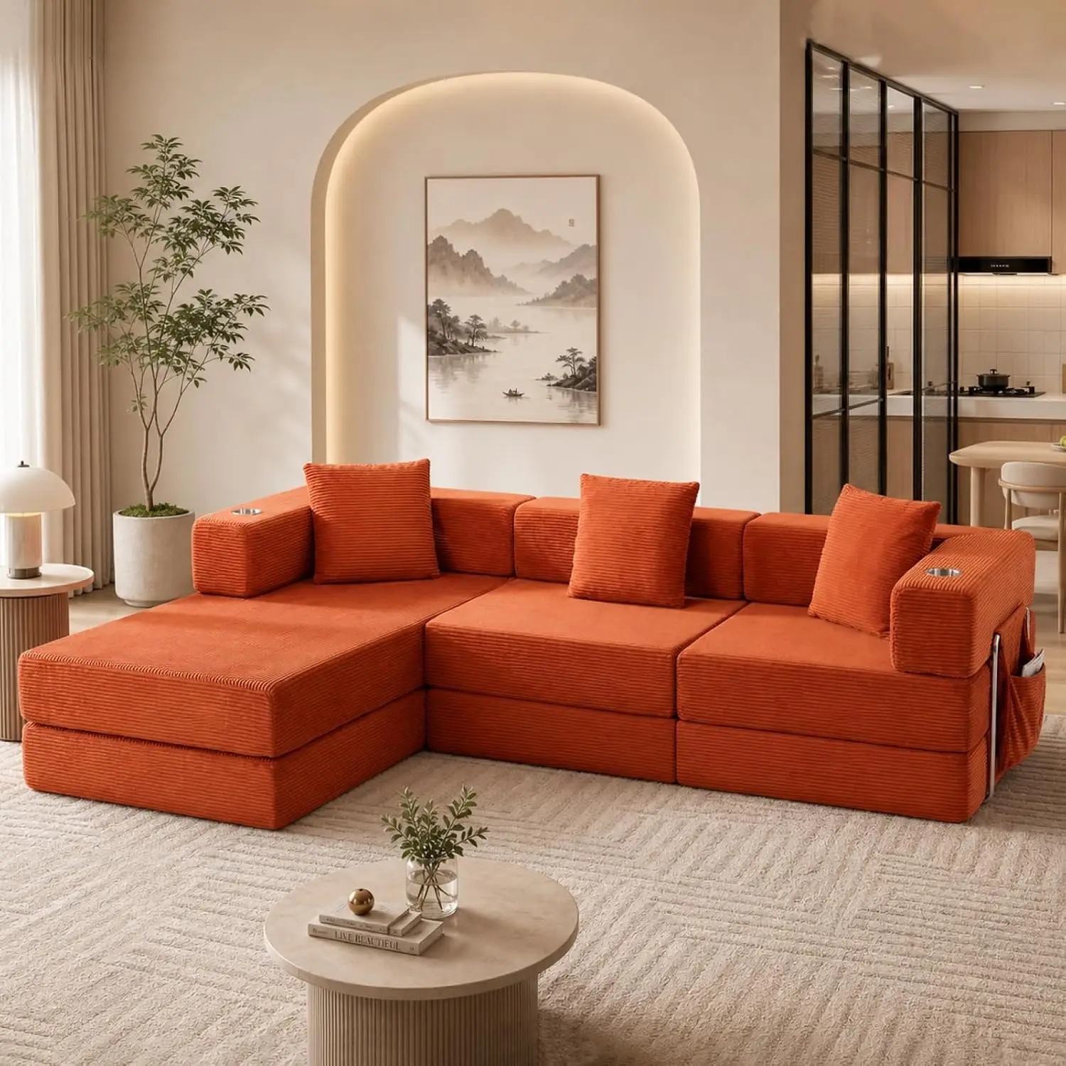 Modular Sectional Sofa, 108