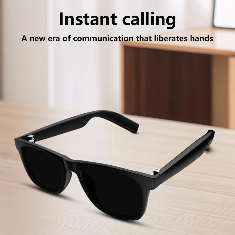 Lenovo AI Smart Glasses 8K Remote Control Touch 1600W Pixels Camera Recording Voice Assistant Translator Bluetooth Sunglasses