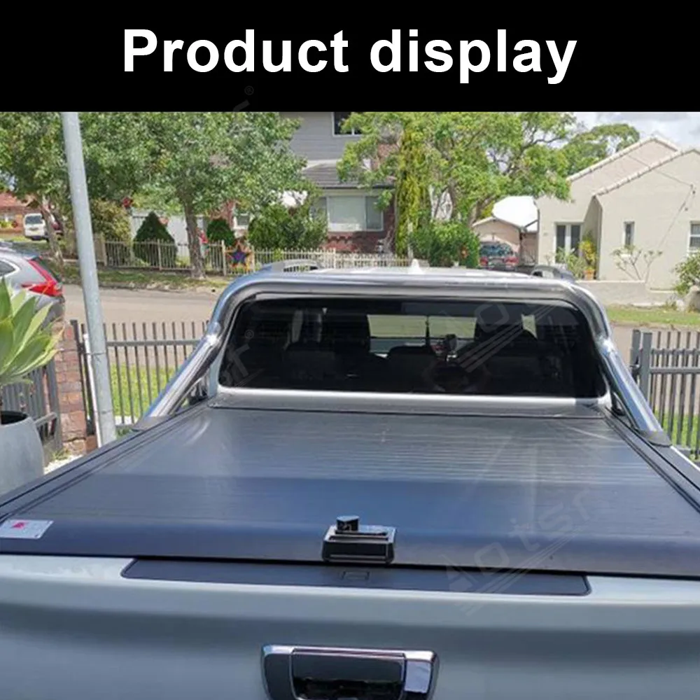 Car Trunk Lids For Changan KAICENE F70 Shenqi F30 Pickup Bed Tonneau Cover Retractable Roller Shutter Tail Box Cover Electric