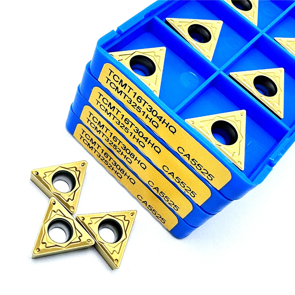 

TCMT090204HQ TCMT110204HQ TPMT110304HQ TCMT16T304HQ Carbide Insert Internal Turning Tool Steel Processing CNC Turning Insert