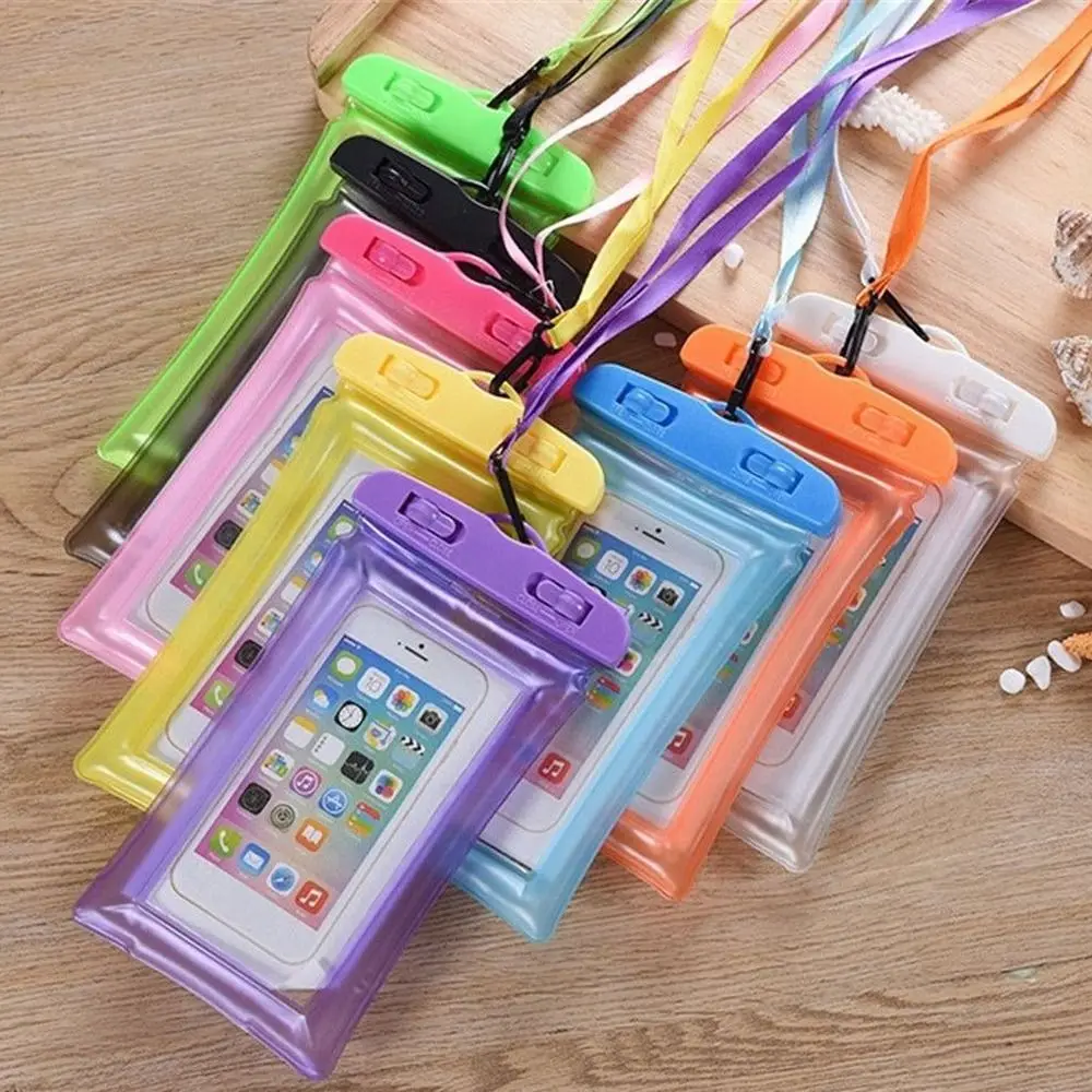 العالمي السباحة العائمة وسادة هوائية أكياس الهاتف شفافة للصدمات تحت الماء الحقيبة لمس الغوص جراب هاتف #3