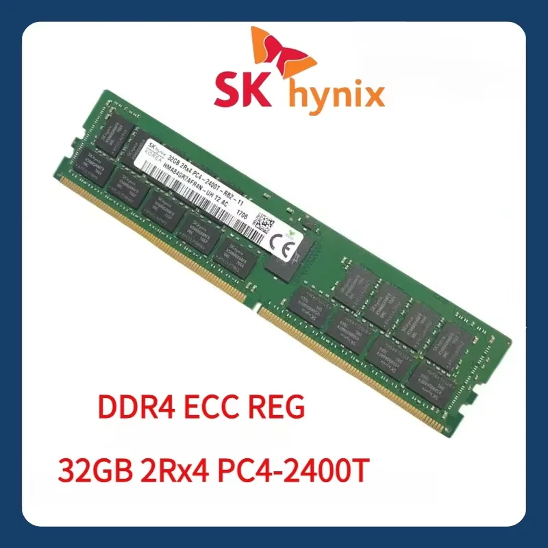 SK hynix 32GB 2Rx4 PC4 2400T DDR4 2400MHz ECC REG RDIMM RAM 32G