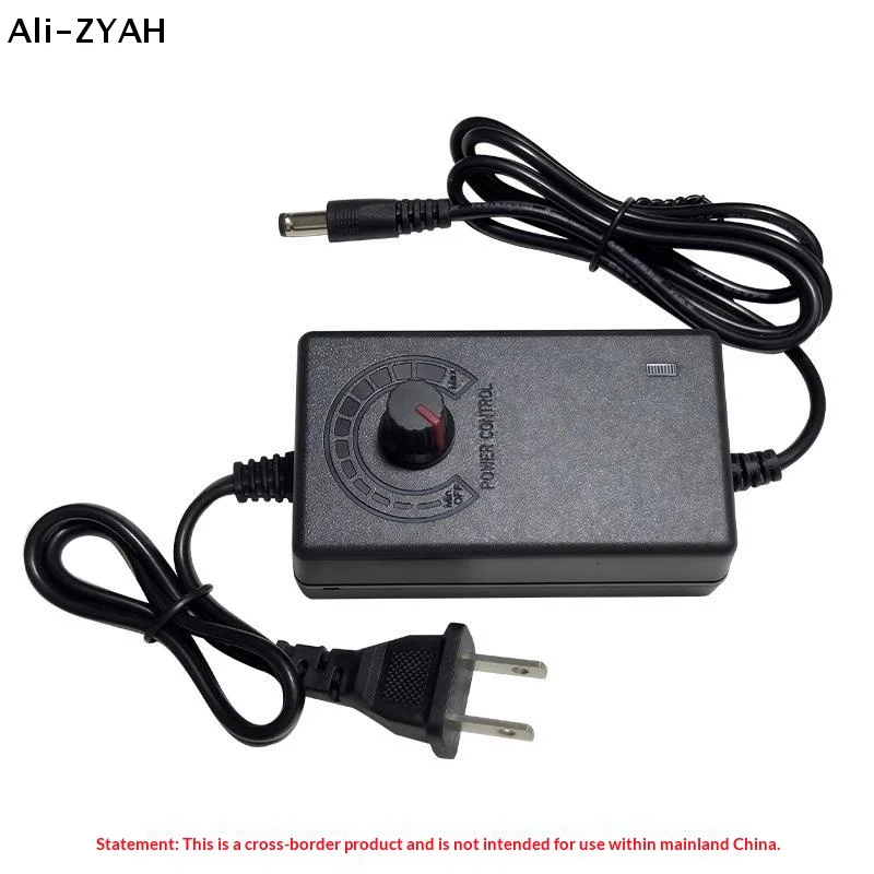 YY】1Pc US Plug No Display Screen Voltage Regulated Adjustable Power Supply Adapter AC To DC 3V-12V 2A/3-24V 1A Universal Adapter