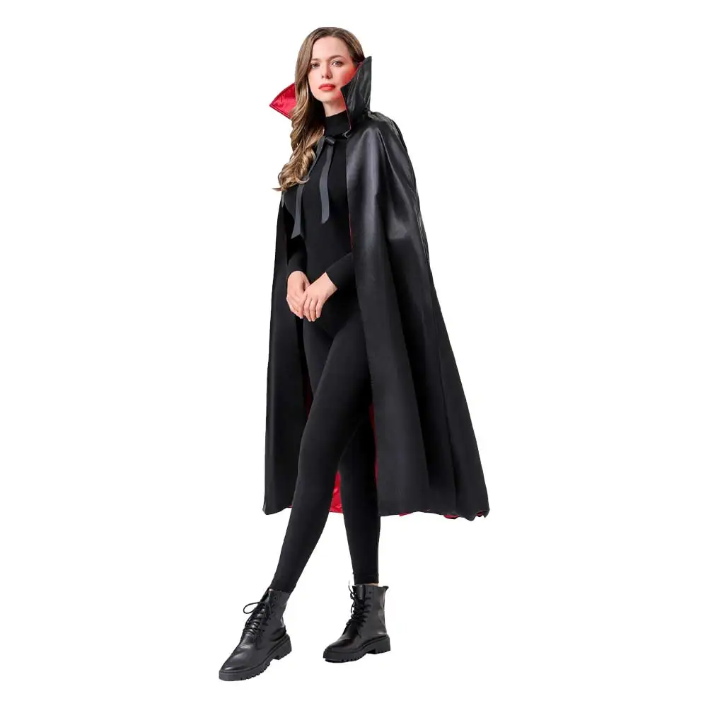 Piraten hexe Vampire Cosplay Umhang Kostüm zubehör Halloween Tanz party Outfits Requisiten stehen Kragen Umhang Frauen Männer Dekor