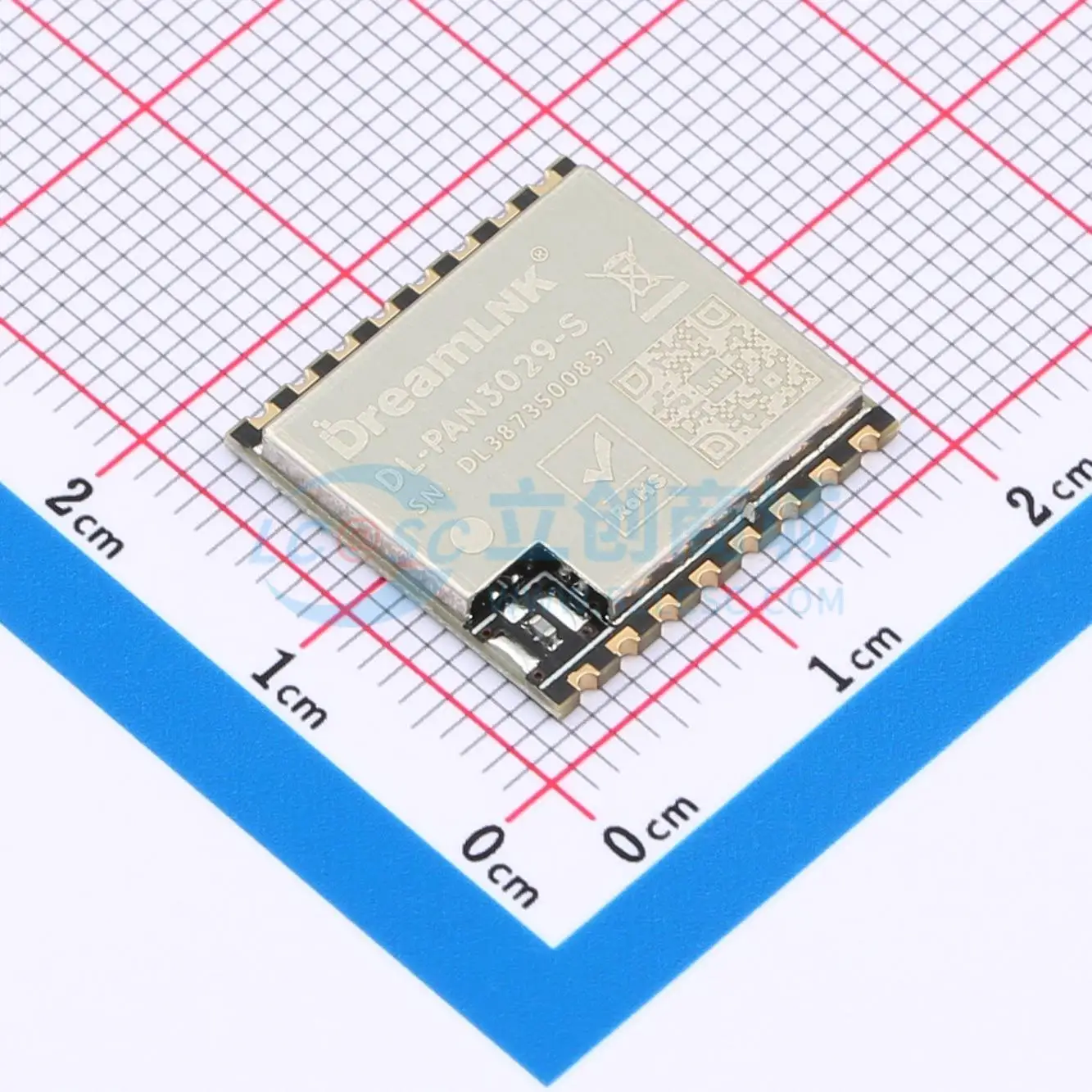2pcs DL-PAN3029-S-915S SMD 17.1x16.1mm transceiver 915MHz 20dBm RF Wireless Communication Module for Smart Home System