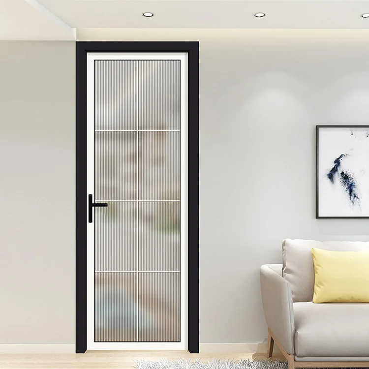 باب المرحاض الداخلي من سبائك الألومنيوم على الطراز الأوروبي، باب تقسيم الحمام المنزلي ذو الجانب الضيق