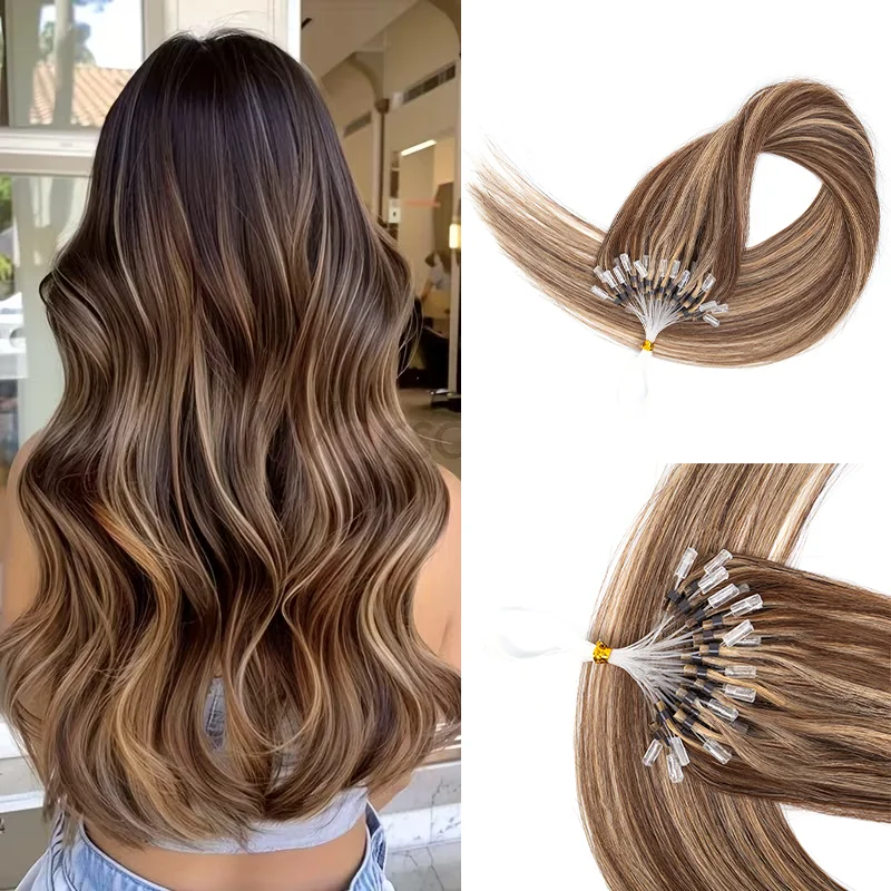 Micro Loop Human Hair Extensions 12