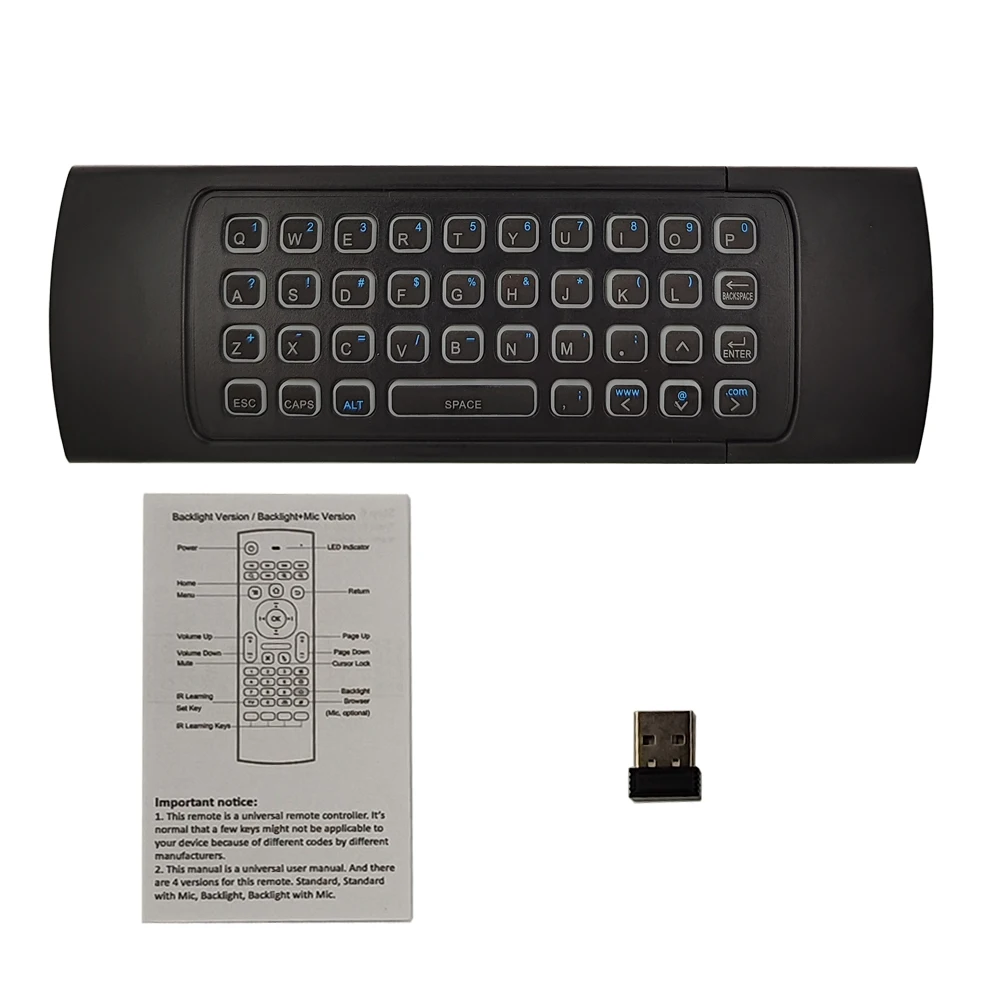 MX3 PRO Voice Air Mouse Remote Control Mini Keyboard 2.4G Wireless Gyroscope IR Learning for Android Tv Box PC Projector