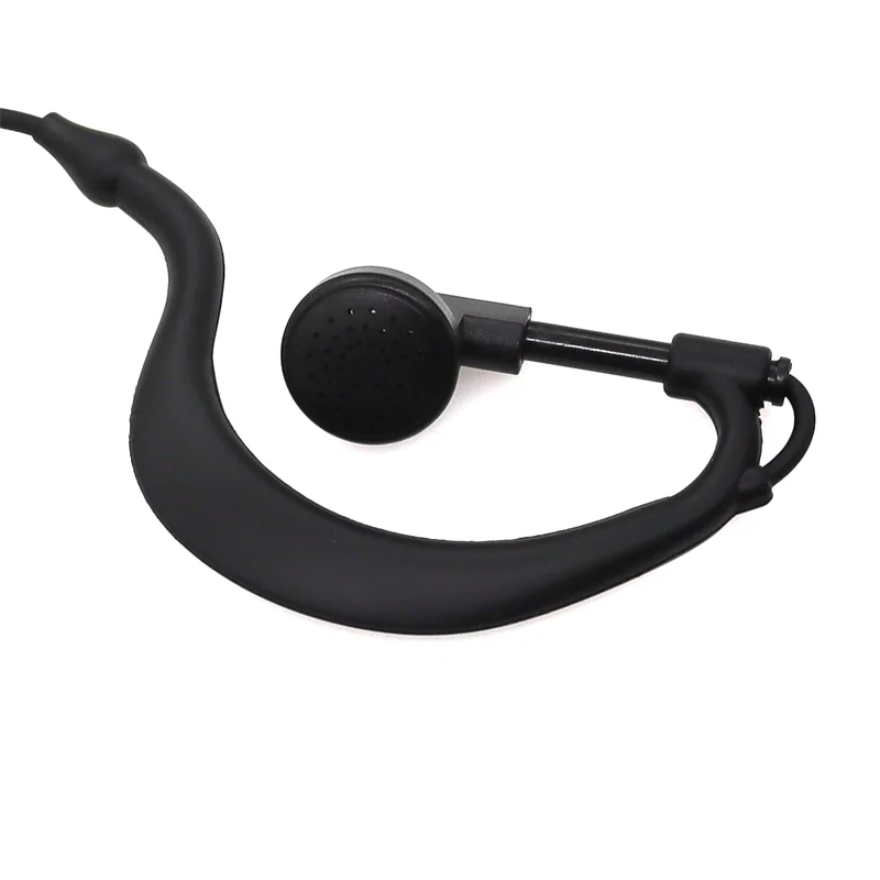 Yaesu Vertex Earpiece Headset with PPT Mic 3.5mm with Threaded Plug for VX-6R vx7R VX-6E Walkie Talkie