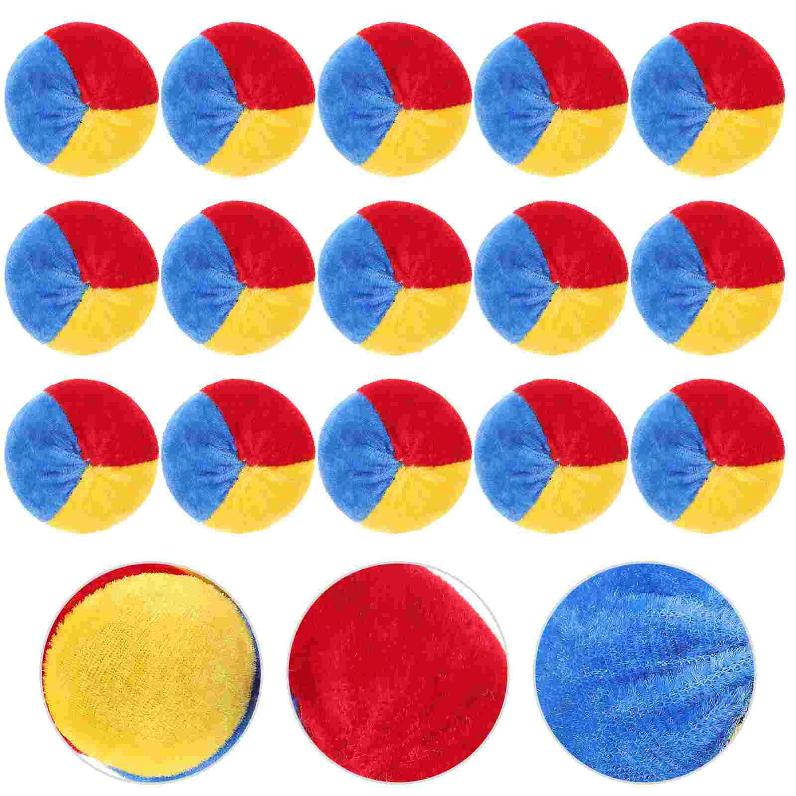 20 Pcs Family Game Bean Bag Toss Bags Toy Parent-child Interactive Party Children Table Hole Toys Kids Throwing for Mini