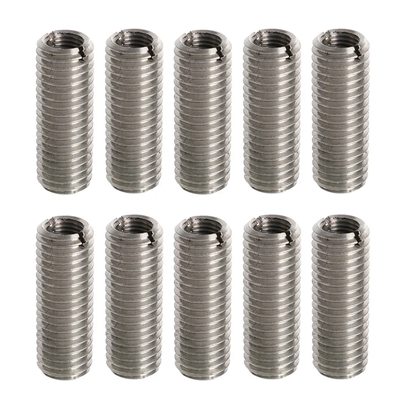 10PCS M11x1.5 For Toyota Camry 2002-2013 Solara 2002-2005 Rav4 2004-2005 Highlander 2001-2013 Head Bolt Thread Inserts screw