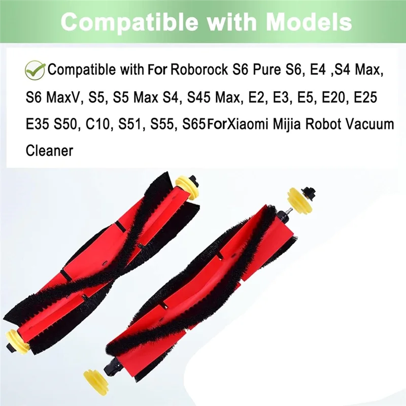 

A33R-Основные щетки для деталей пылесоса Roborock S6 Pure, S6, S6 Maxv, E4, S4 Max, S5, S5 Max, S4, E2, E3, E5 E20 E25 E35 S50