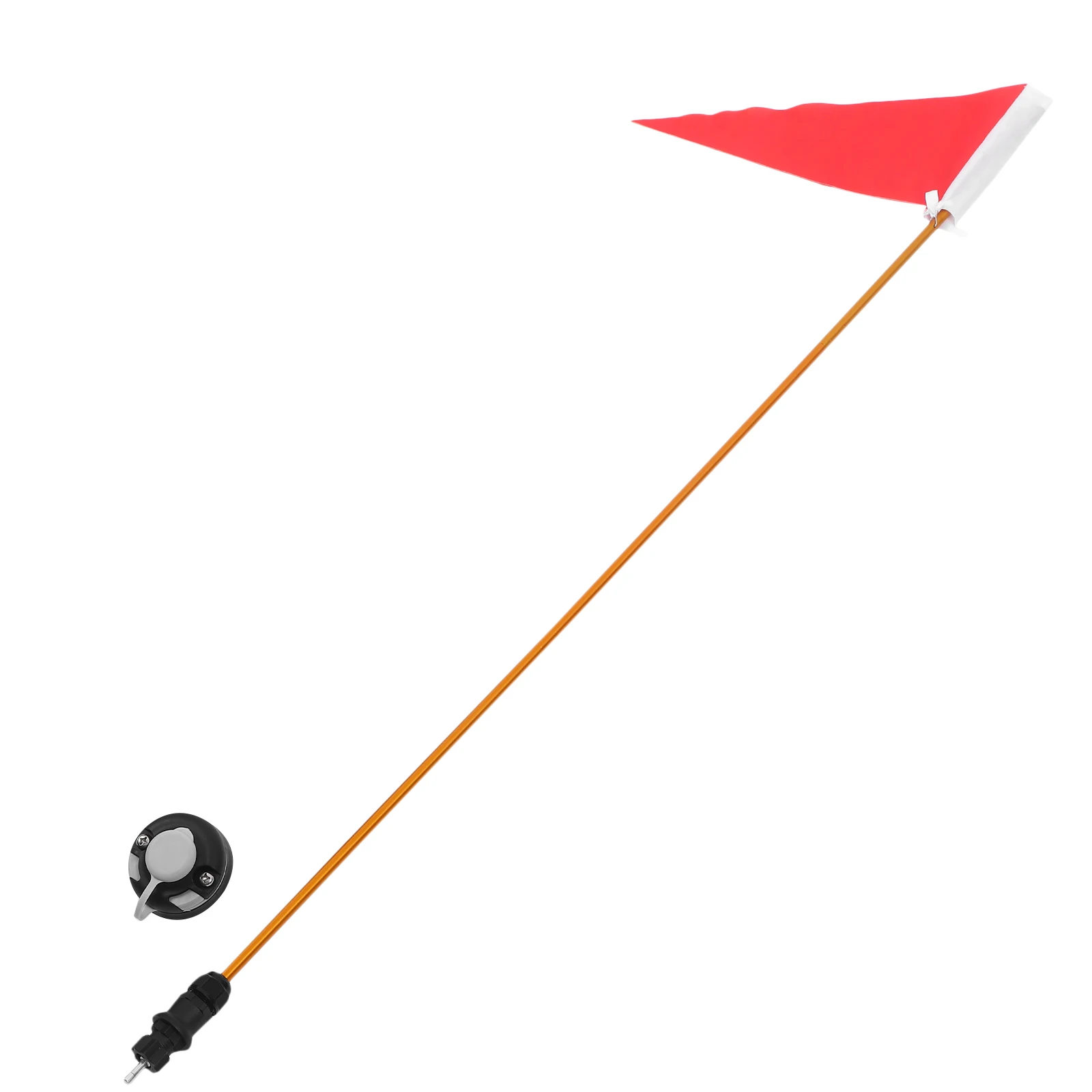 

Kayak Safety Flag Hand Signal Boat Decor Banner with Carry Bag Stainless Steel for Kit