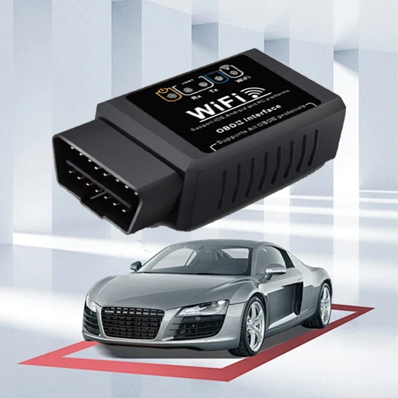 1 Pc OBD II WIFI ELM327 V 1.5 Scanner OBD II Automotive Fault Detection Instrument Simple and Easy to Operate