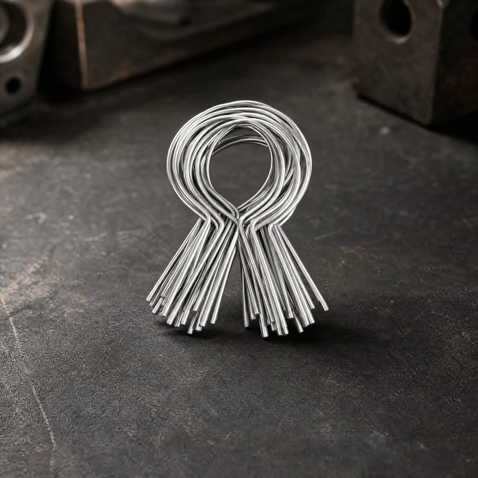 100 Pieces Galvanized Steel Fence Tie Chain-Link Fence Wire Tie Sturdy Fencing Hardware for Farmers, Gardeners, Garden