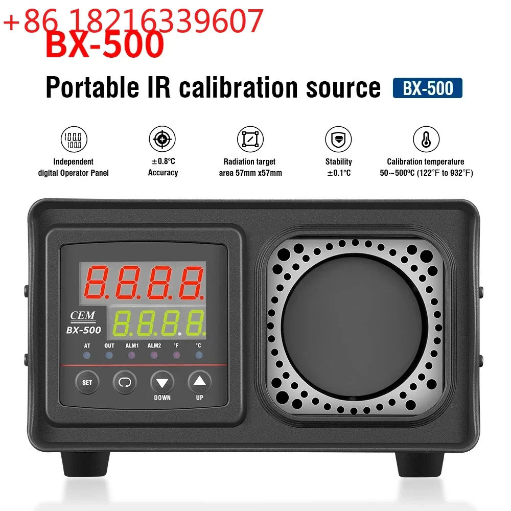 YAO BX-500 0.95 Target Emissivity Portable IR Temperature Calibrator 50ºC ~ 500ºC/ 122ºF ~ 932ºF 40 min Heating 45 40 min Coolin