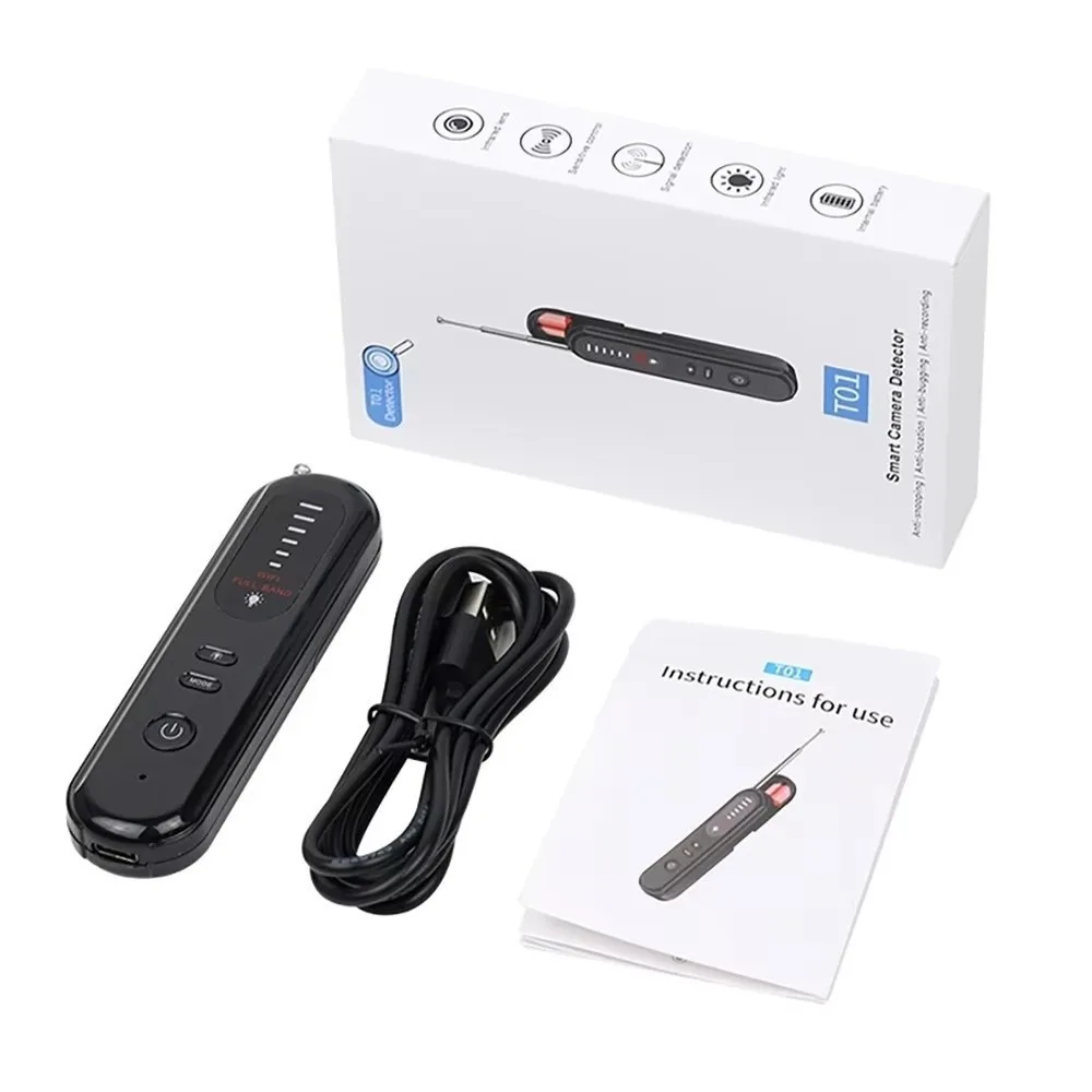 Portable Tracker Detector Signal Detection Infrared Scanning Signal Detector Handheld Anti-Surveillance Eavesdropping Detector