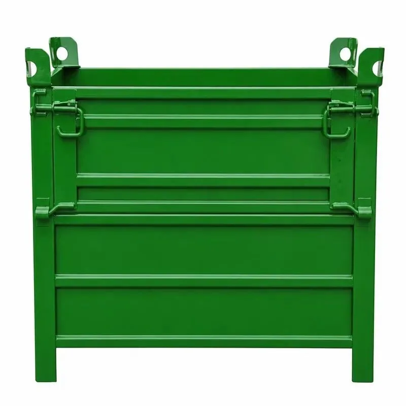 Steel Foldable Storage Cage OEM Factory Custom Wire Mesh Storage Container for Warehouse Material Handling and Logistics