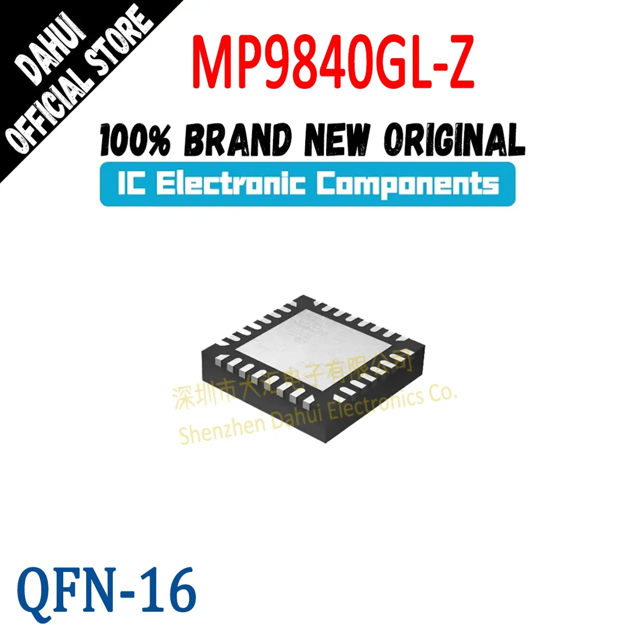 

Quality Brand New MP9840GL-Z MP9840GL MP9840 QFN-16 Buck converter