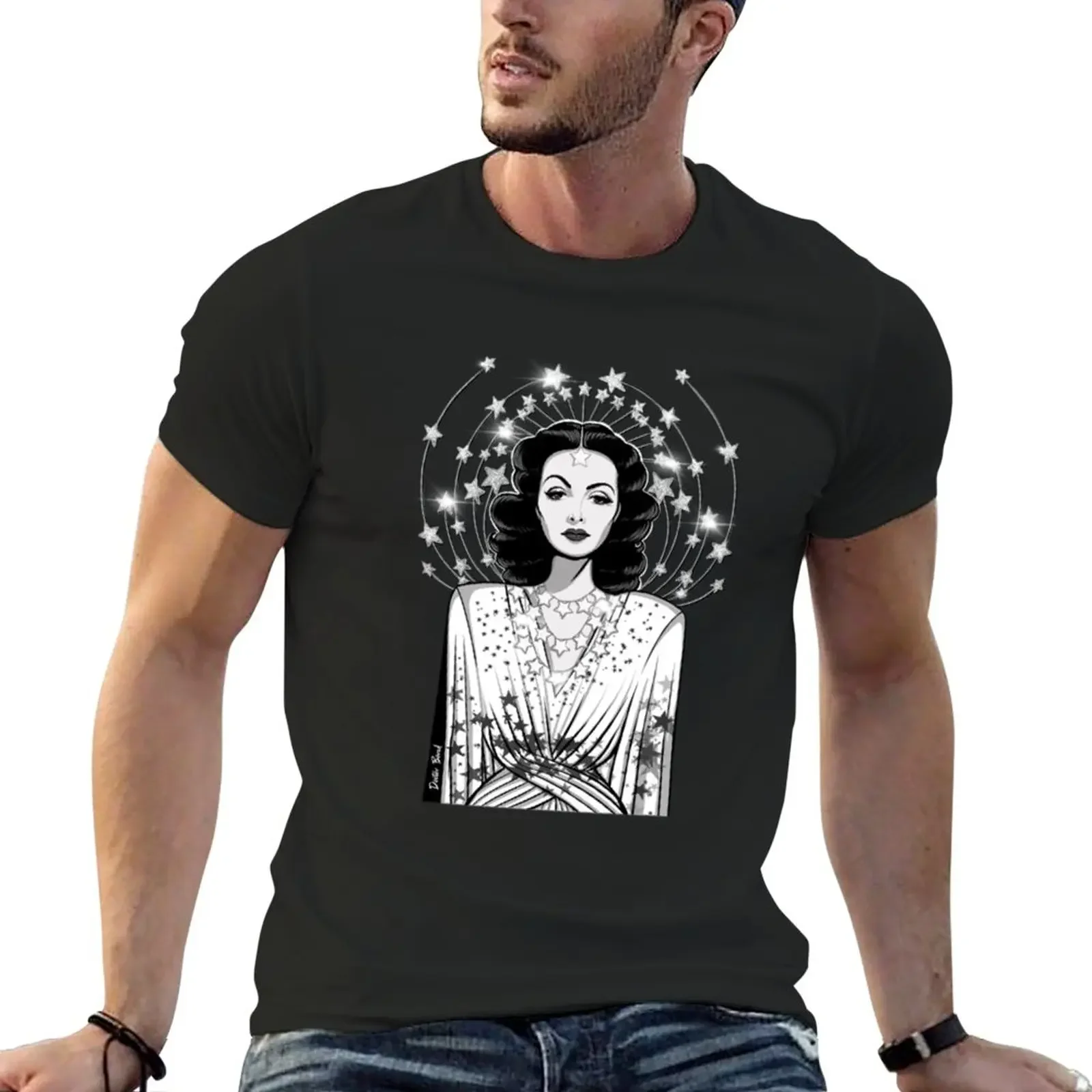 Hedy Lamarr T-ShirtHedy Lamarr T-Shirt customized t shirts t shirt man mens vintage t shirts