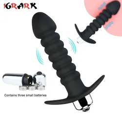 Vibrating Anal Beads Dildo Butt Plug Prostate Massager Anus Expander Female Clitoris Stimulate G-Spot Orgasm Sex Toys for Women