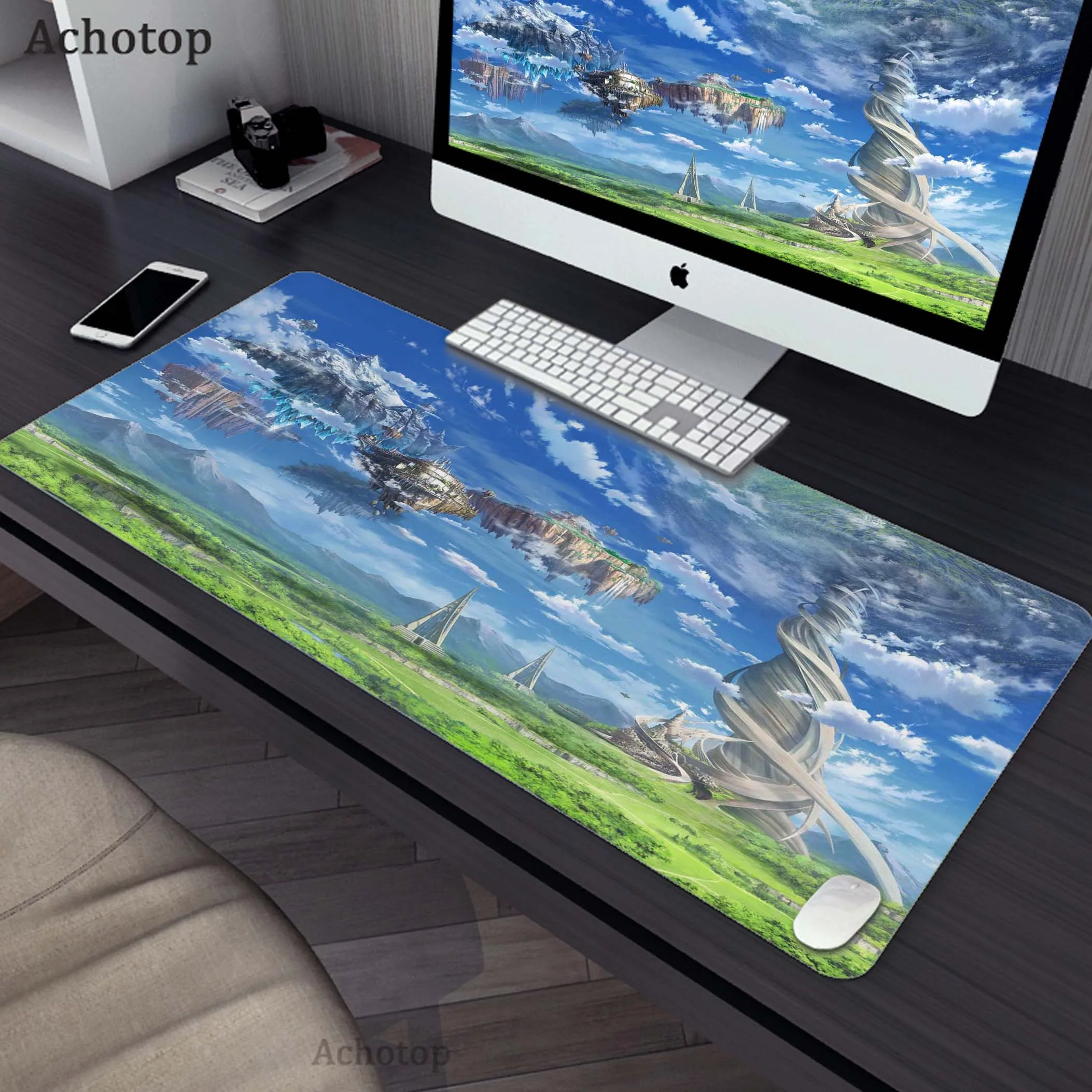 

Mousepad Game Mat Natural Landscape Pattern Mouse Pads Gaming Table Carpet Gamer Computer Desk Mat Rubber Gamer Desk Mat