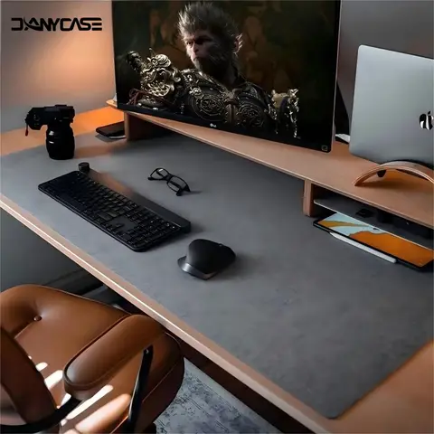 Tamanho grande gaming mouse pad antiderrapante lã feltro mousepad tapete de mesa de escritório protetor mesa portátil almofada teclado tapete premium