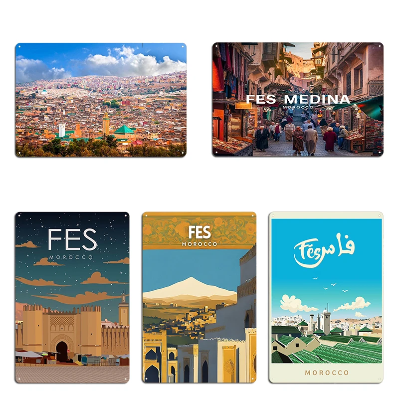 Fes Morocco Metal P…