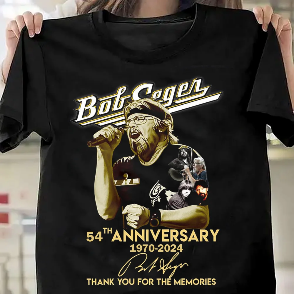 Bob Seger 54th Anniversary 1961–2023 Thank You For The Memories Tour Shirt