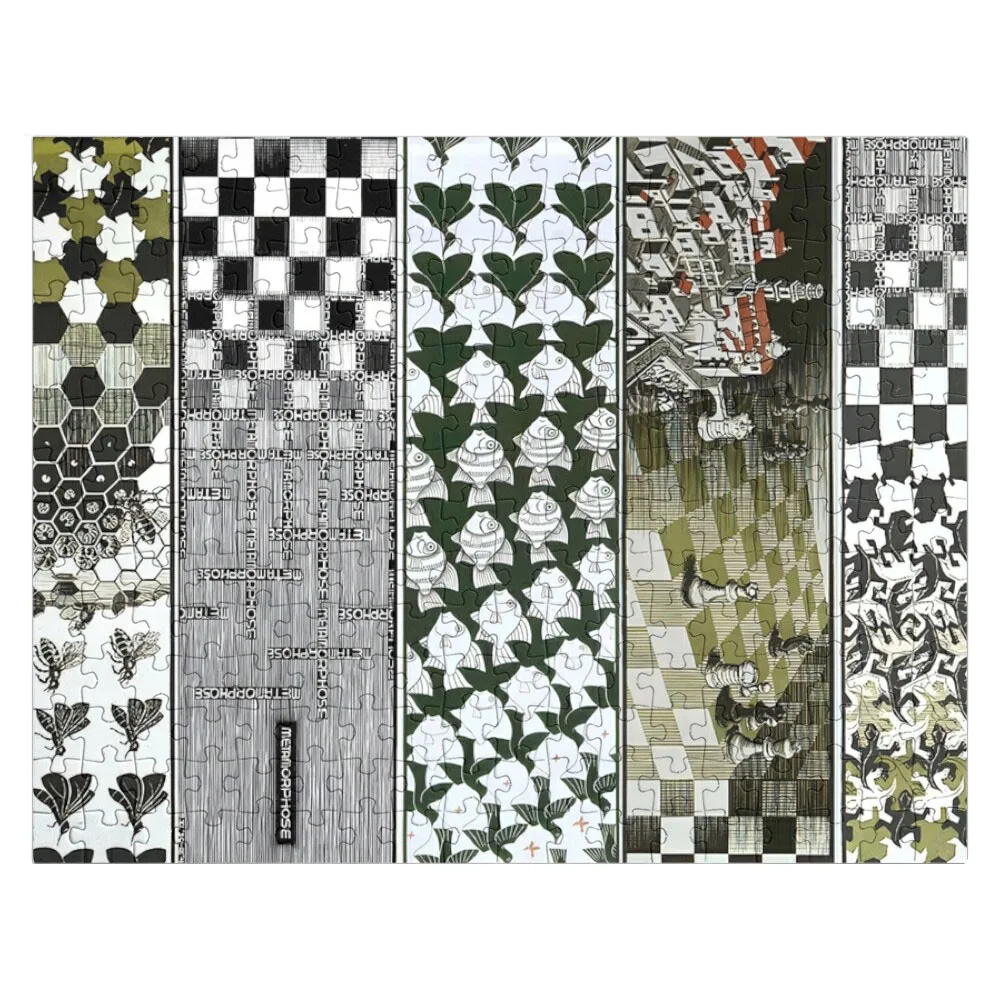

М.С. Пазл Escher - Metamorphosis Mix, индивидуальные подарки для детей, персонализированная детская игрушка-пазл