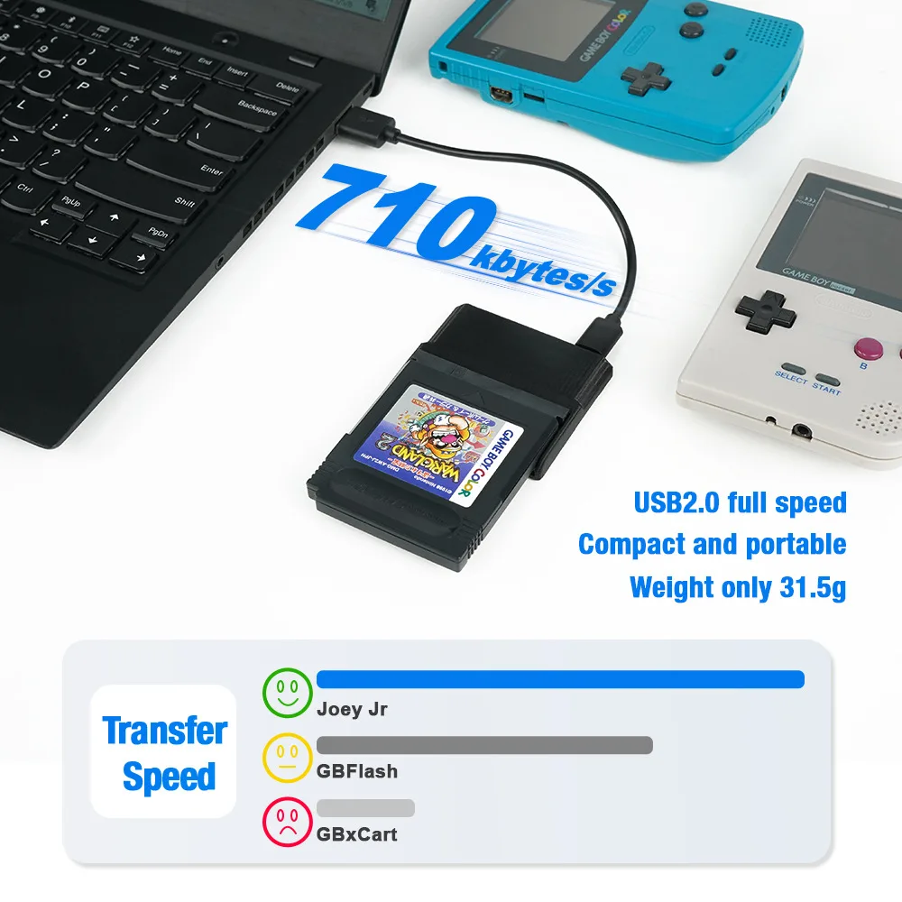 مناسبة لبطاقة الألعاب Game Boy GB GBA GBC GBFLASH JOEY JR بطاقة ألعاب ROM الاحتياطية